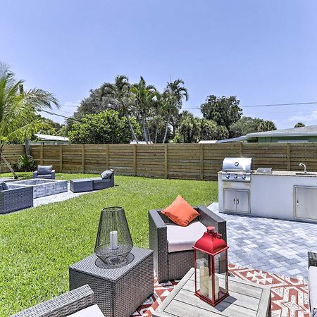 Beach House With Outdoor Kitchen, Walk To Coast Cocoa Beach Buitenkant foto