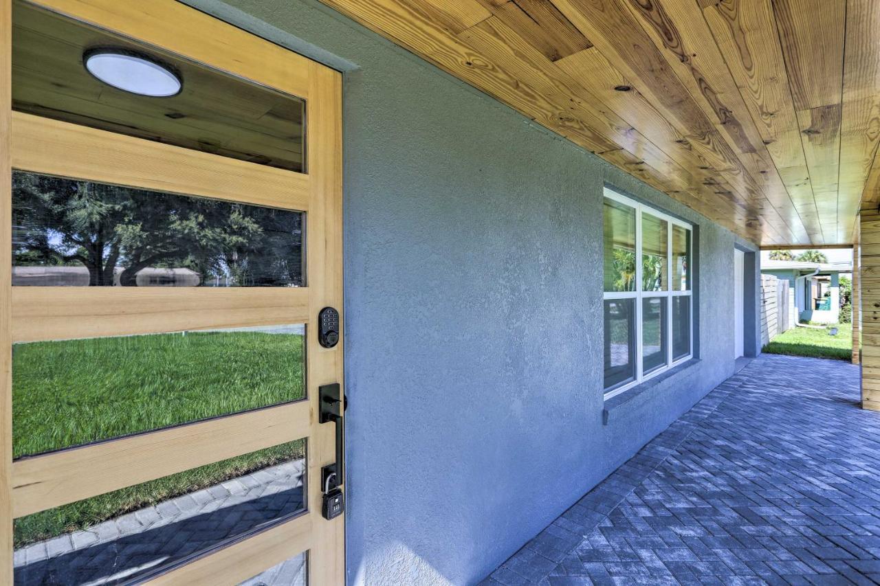 Beach House With Outdoor Kitchen, Walk To Coast Cocoa Beach Buitenkant foto